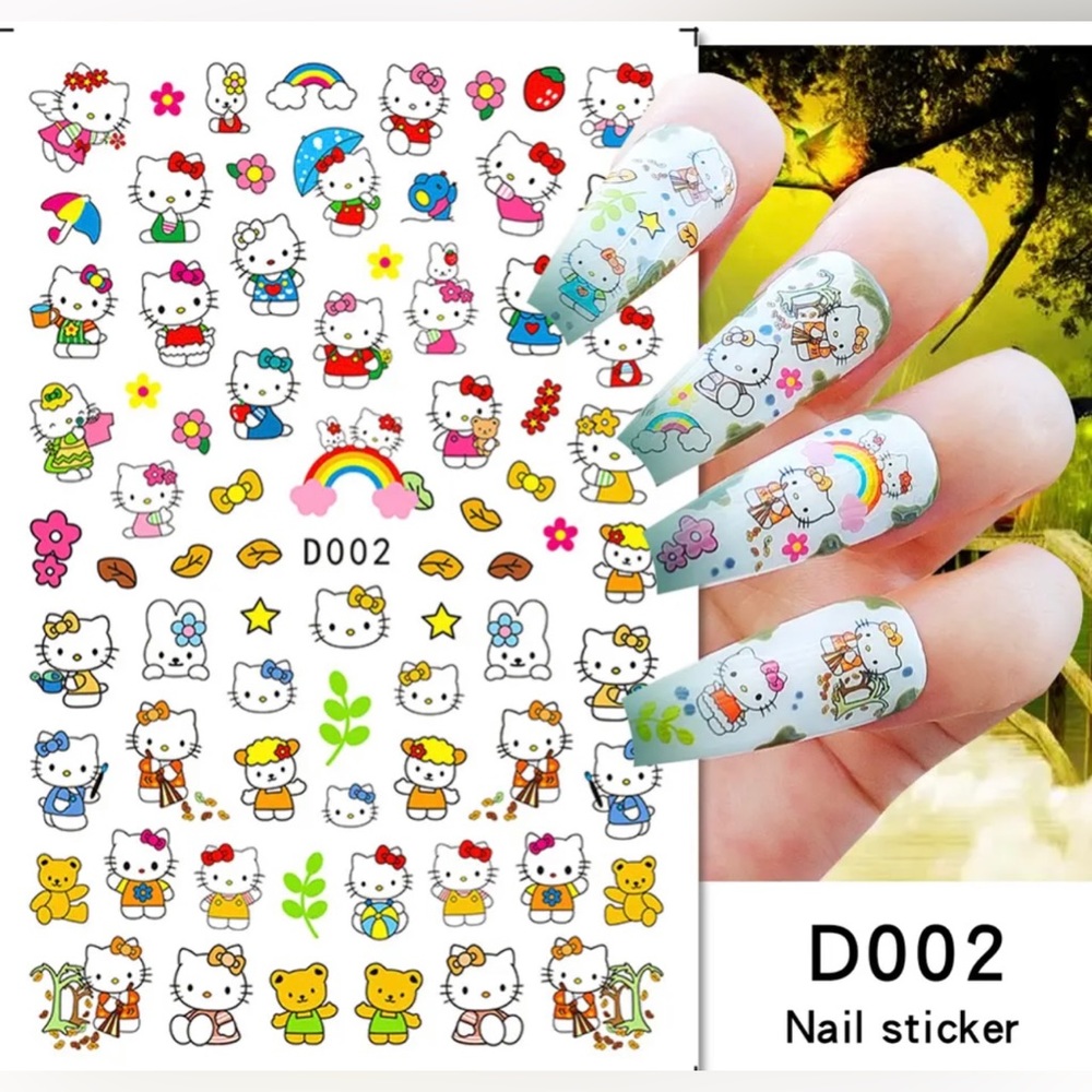 $1 NAIL STICKERS. NEW. $1 WITH ANY $10 ORDER OR MORE